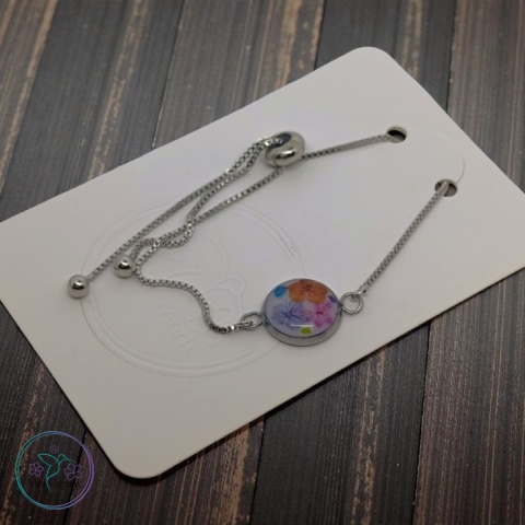 Bransoletka z dziką marchwią w fiolecie