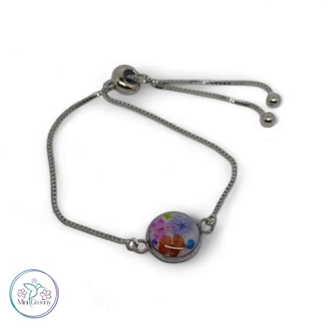 Bransoletka z dziką marchwią w fiolecie