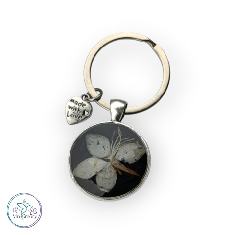 Brelok z kwiatem gaury białej