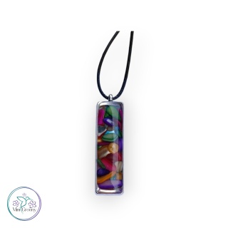 Wisior kolorowa perła