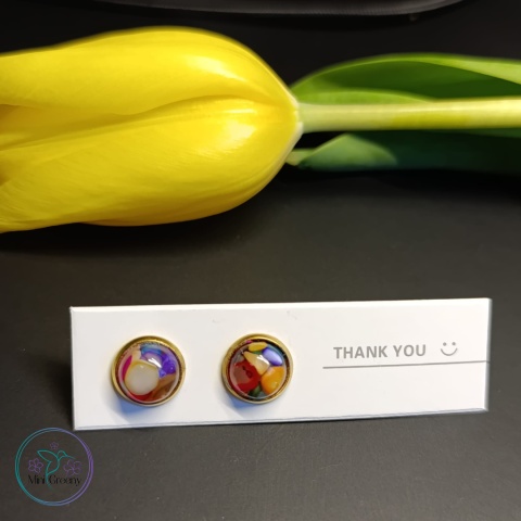 Kolczyki "Kolorowe Perły"