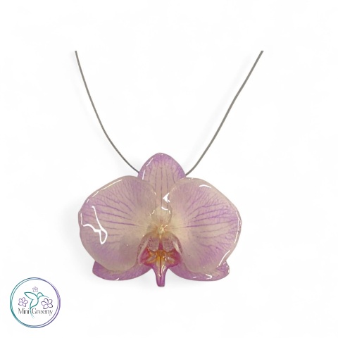 Wisiori z naturalnym storczykiem w żywicy