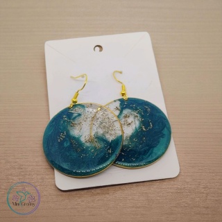 Okrągłe kolczyki „Oceaniczna Fala”