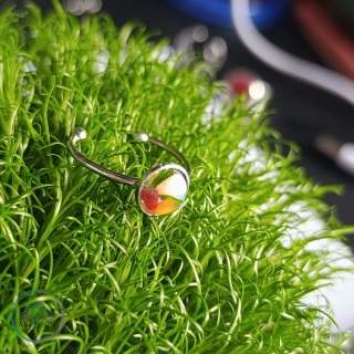 Pierścionek "Kolorowa Perłka"