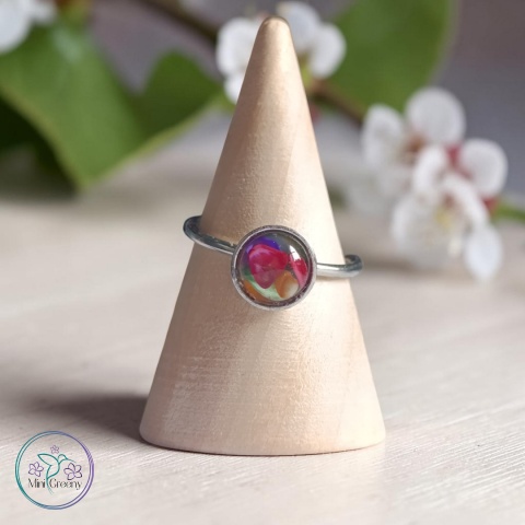 Pierścionek "Kolorowa Perłka"