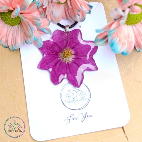 Wisior Kwiat kosmosu