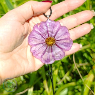 Wisior Różowy Kwiat kosmosu