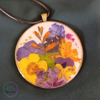 Duży wisior wiosenna łąka