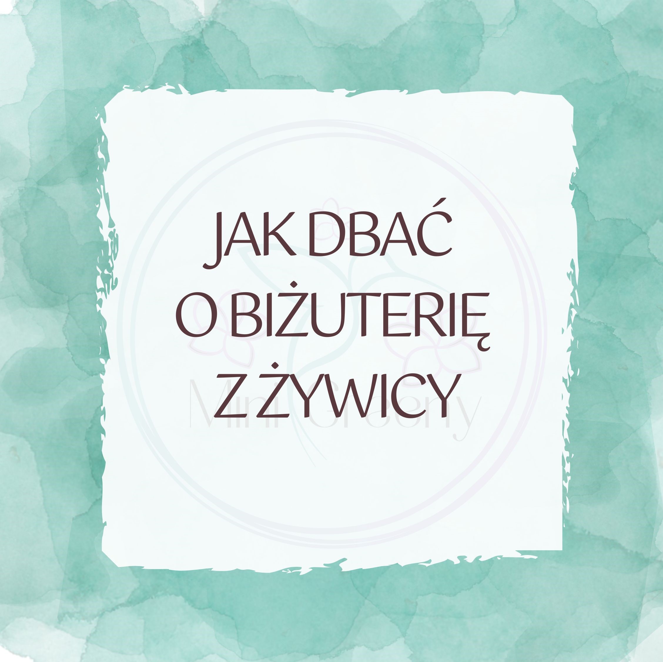 Jak dbać o biżuterię z żywicy??